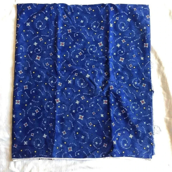 Let it Snow fabric size W42”,L74” - Picture 2 of 2